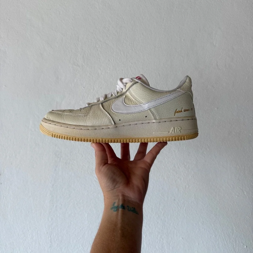 Nike Air Force 1 Low '07 Premium Popcorn‎ Sneakers Men's Size 8.5 CW2919-100